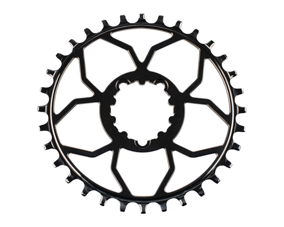 5Dev T-Type 3-Bolt Chainring (Black) (3mm Offset) (34T)